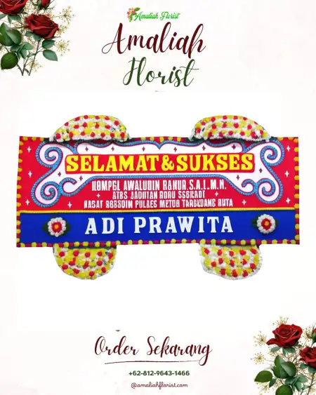 Papan Bunga Ucapan Selamat Gunungratu